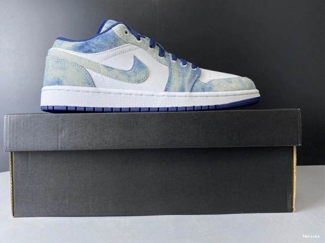 Rep TBK Air 1 Low Jordan Denim Washed CZ8455-100 0726
